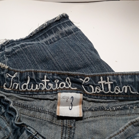Industrial Cotton denim skirt sz 3 - Picture 6 of 7